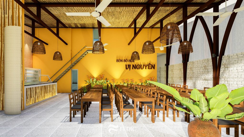 Thiết kế quán Bún Bò Vị Nguyên_Hóc Môn